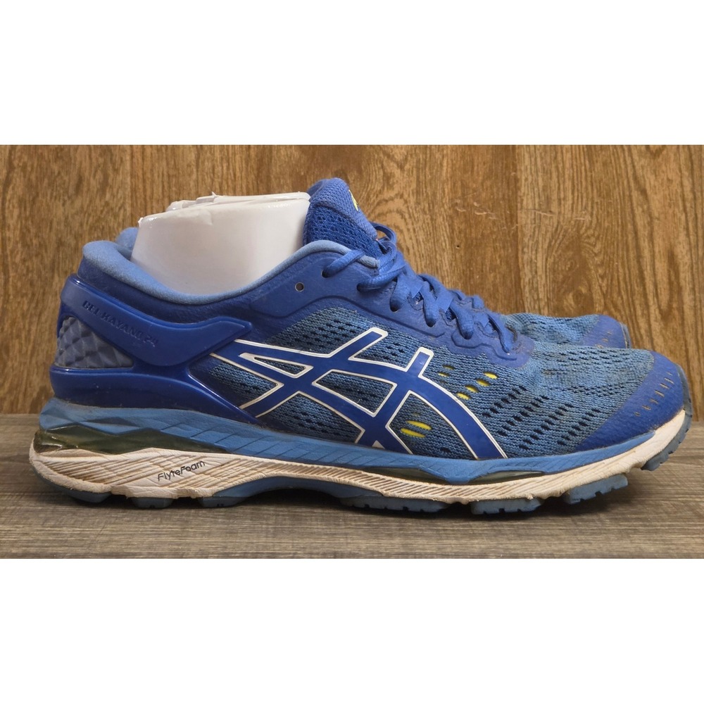 Asics Gel-Kayano 24 Athletic Running Shoes Womens Size 9 Blue White‎